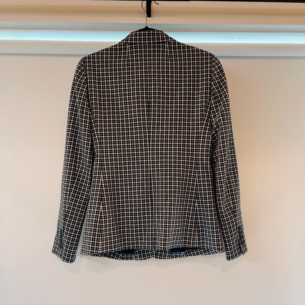 J.Crew Lady Blazer in Stretch-crepe Checks - Picture 4 of 4